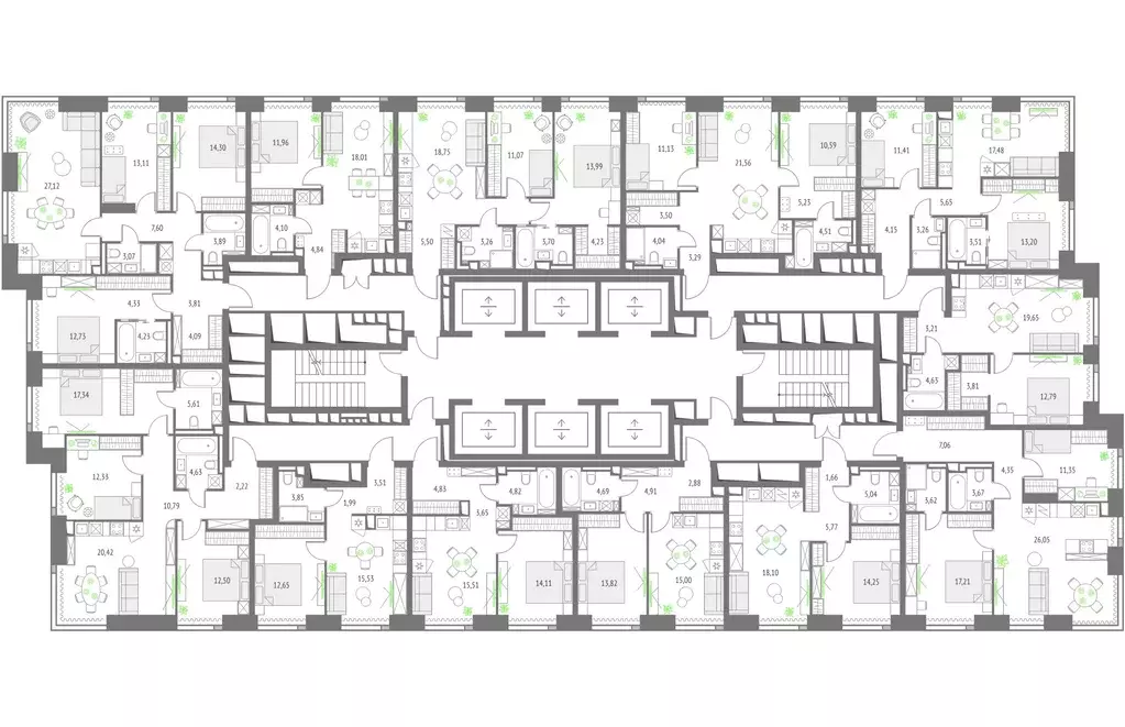 3-к кв. Москва Огородный проезд (85.84 м) - Фото 2