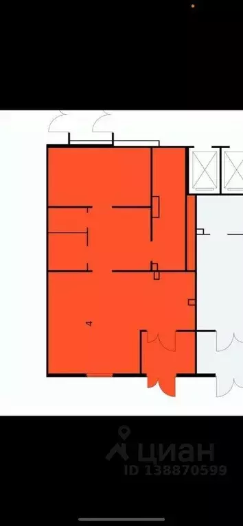 Помещение свободного назначения в Москва Варшавское ш., 282к1 (110 м) - Фото 2