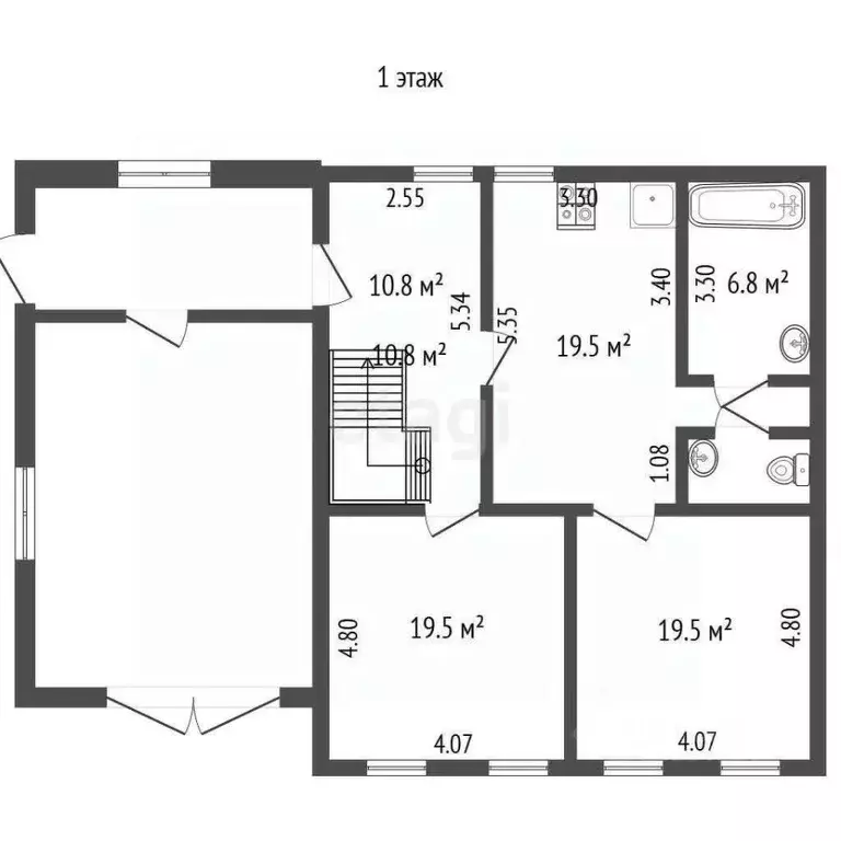 Дом в Вологодская область, Великий Устюг Красноармейская ул., 23 (258 ... - Фото 2