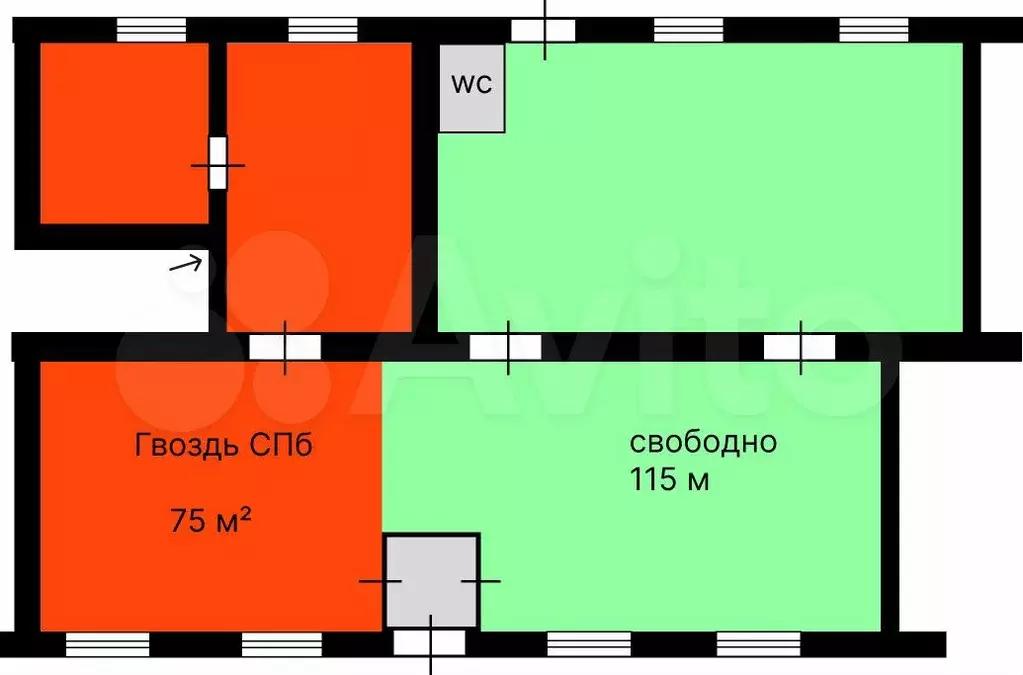 Свободного назначения, 115 м - Фото 0