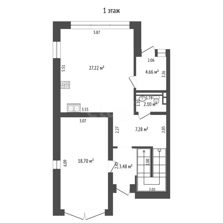 Дом в деревня Патрушева, Весенняя улица (153.2 м) - Фото 1