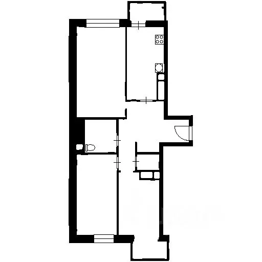 3-к кв. Татарстан, Казань ул. Новаторов, 8Б (77.0 м) - Фото 2