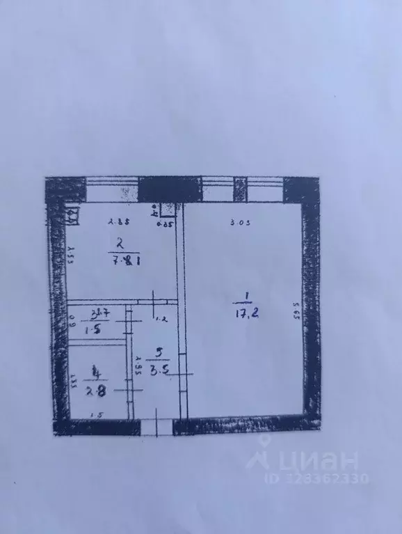 1-к кв. Московская область, Рузский муниципальный округ, пос. Кожино 2 ... - Фото 2