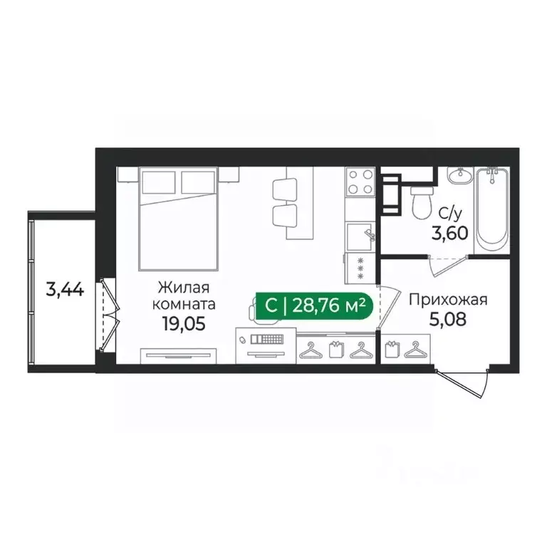 Студия Ленинградская область, Сертолово Всеволожский район, Сертолово ... - Фото 1