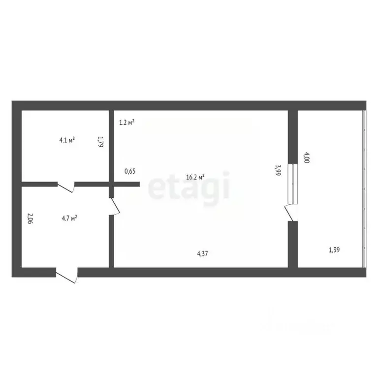 Студия Амурская область, Благовещенск Зейская ул., 269 (26.2 м) - Фото 2