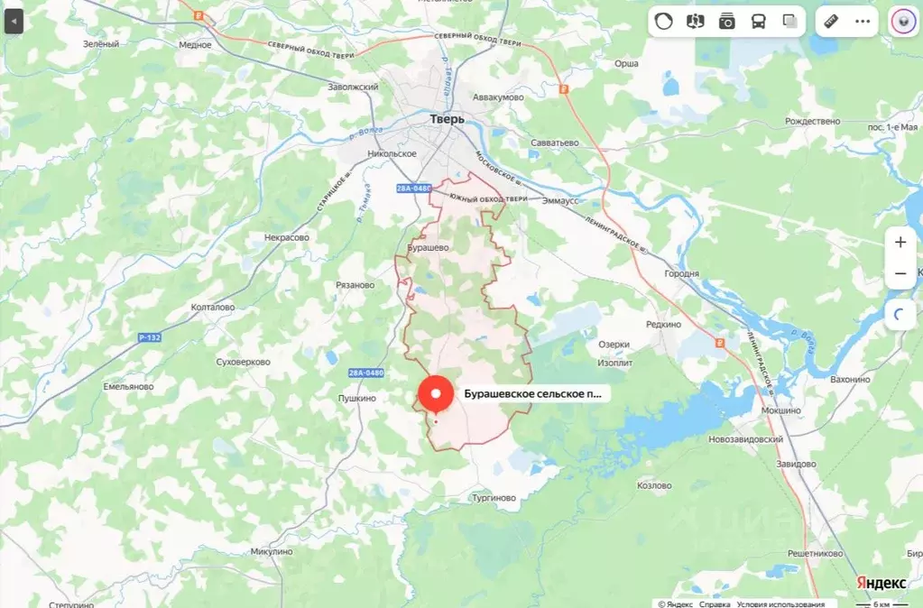 Участок в Тверская область, Калининский муниципальный округ, с. ... - Фото 2