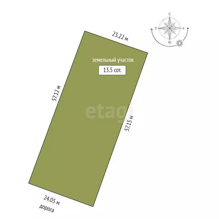 Участок в Тюменская область, Ишимский муниципальный округ, деревня ... - Фото 1