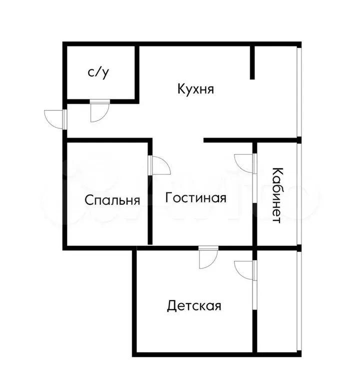 2-к. квартира, 55 м, 5/9 эт. - Фото 0