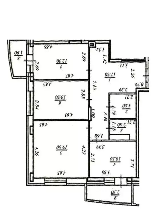 3-к кв. Чувашия, Чебоксары ул. А.В. Асламаса, 10 (80.6 м) - Фото 2