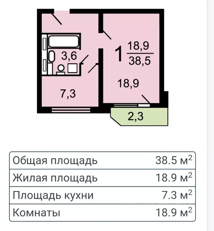 1-к кв. Москва ул. Грекова, 5 (39.0 м) - Фото 0