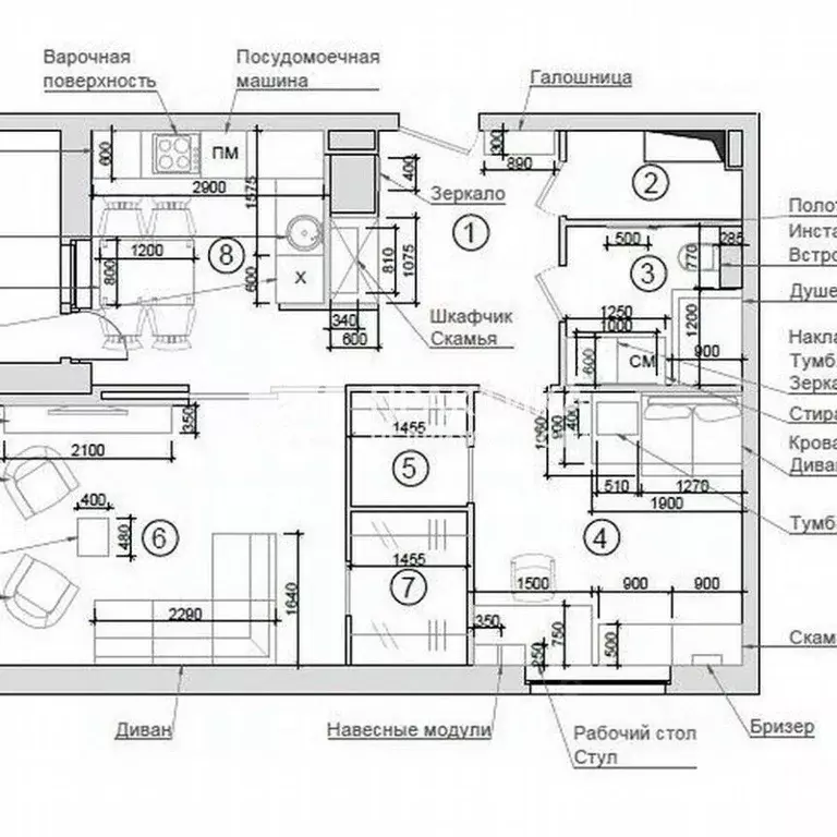 2-к кв. Москва Дегунинская ул., 10к1 (56.6 м) - Фото 2