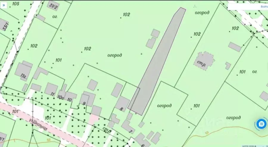 Участок в Воронежская область, Воронеж ул. Школьная, 7 (12.3 сот.) - Фото 2
