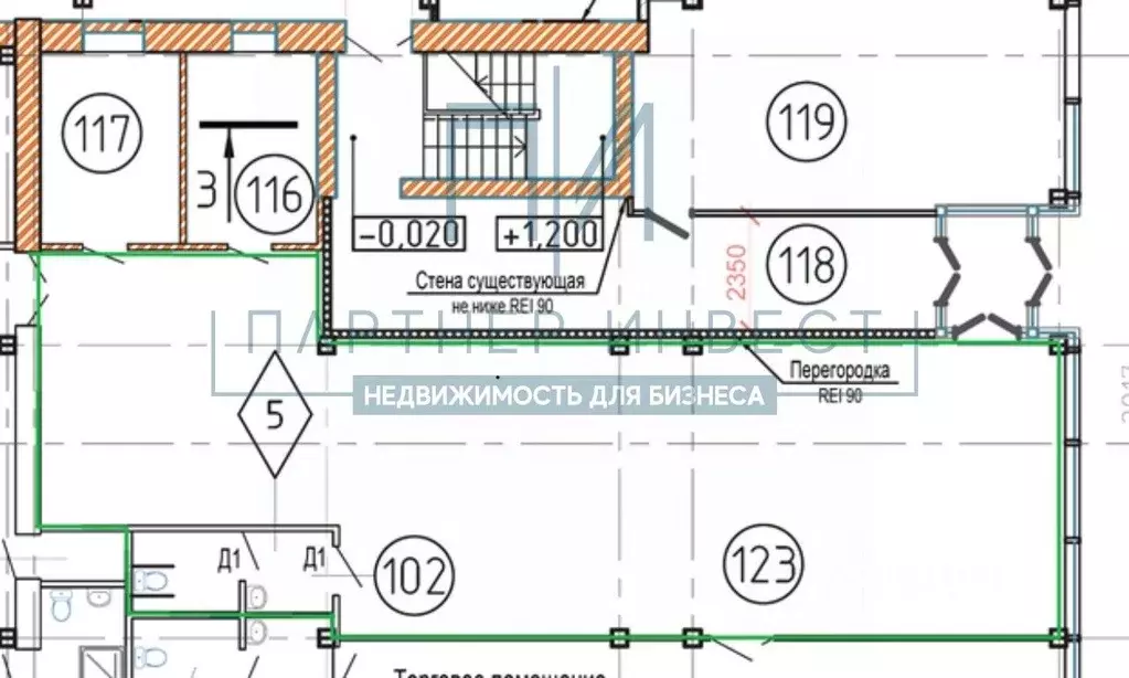 Торговая площадь в Свердловская область, Екатеринбург ул. Московская, ... - Фото 2