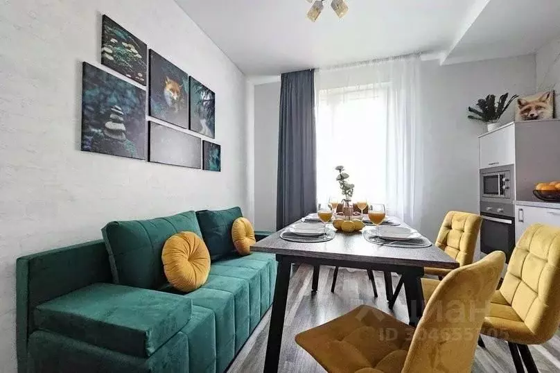 1-к кв. Вологодская область, Череповец просп. Луначарского, 55 (37.0 ... - Фото 2