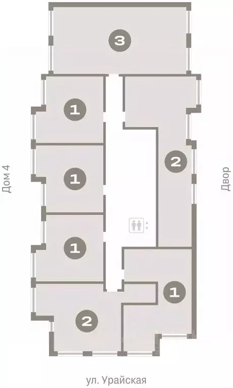 1-к кв. Тюменская область, Тюмень ул. Муравленко, 9к3 (43.31 м) - Фото 1