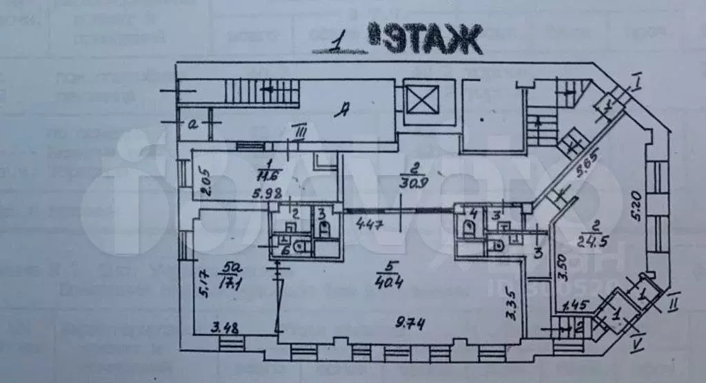 Продам офисное помещение, 1400 м - Фото 1