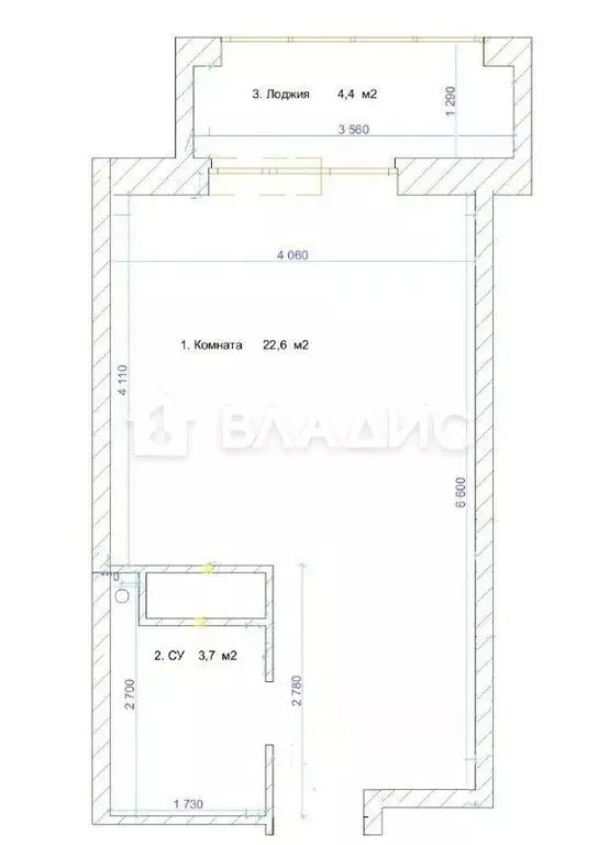 Квартира-студия: Котельники, микрорайон Новые Котельники, 10 (30 м) - Фото 1