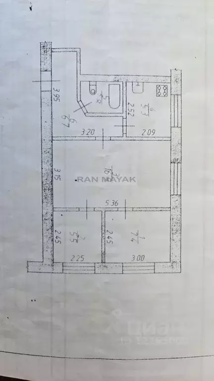 3-к кв. Адыгея, Майкопский район, Тимирязевское с/пос, пос. Подгорный ... - Фото 2
