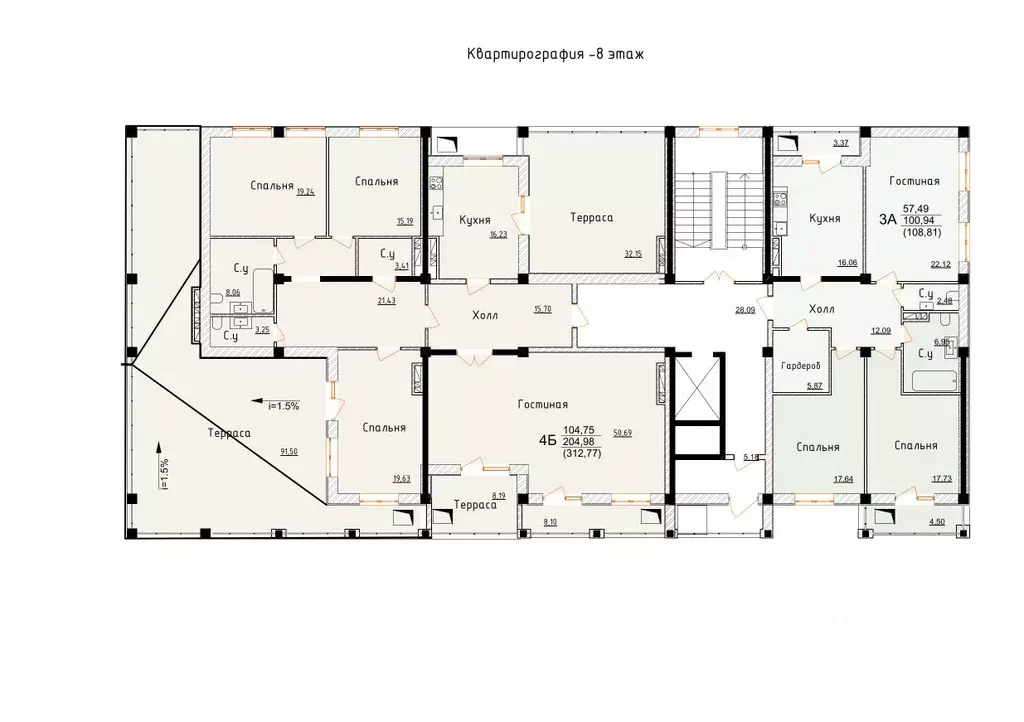 4-к кв. Дагестан, Дербент ул. Графа Воронцова, 78скА-2 (312.77 м) - Фото 1