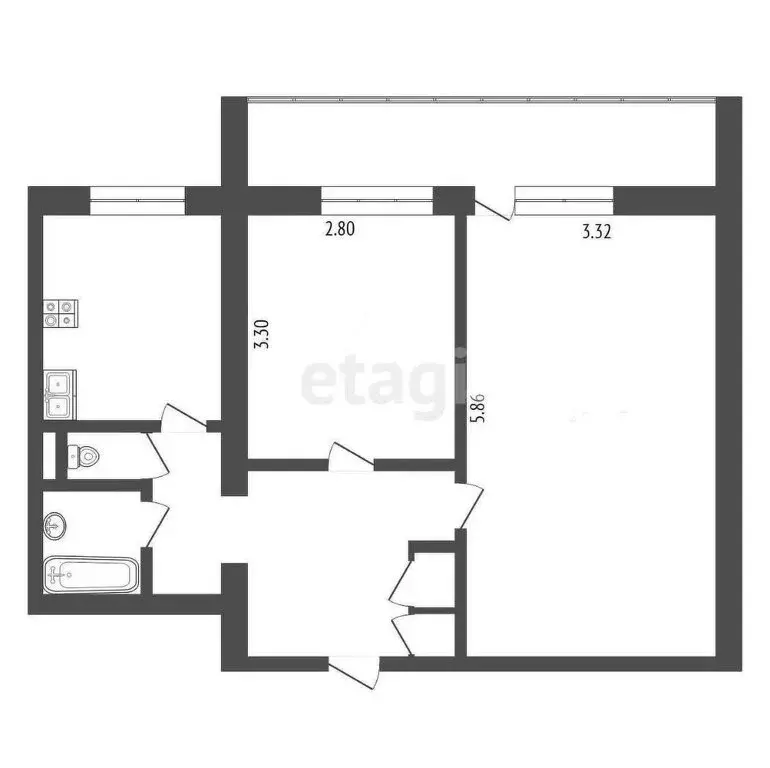 2-комнатная квартира: Москва, Ташкентская улица, 10к3 (48.5 м) - Фото 0