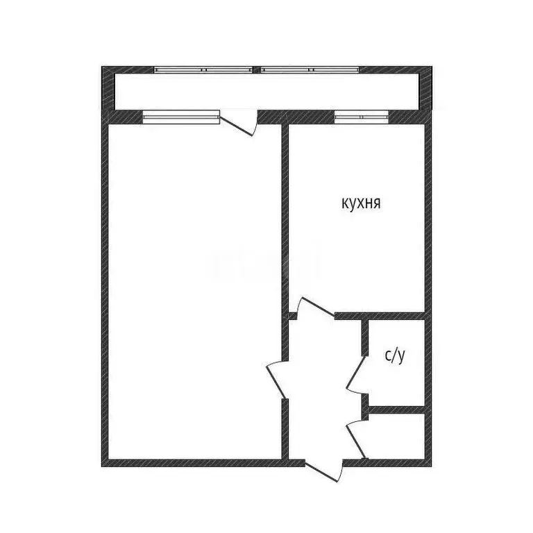 1-комнатная квартира: Курган, улица Свердлова, 36 (35.4 м) - Фото 1