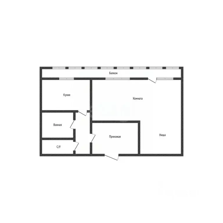 1-к кв. Белгородская область, Строитель Яковлевский городской округ, ... - Фото 2