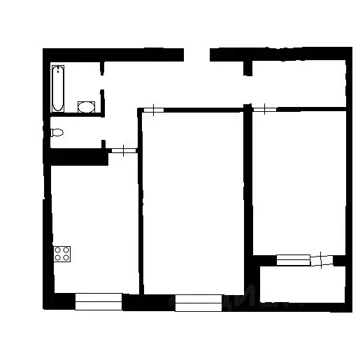 2-к кв. Ленинградская область, Гатчина ул. Новоселов, 9 (57.0 м) - Фото 2