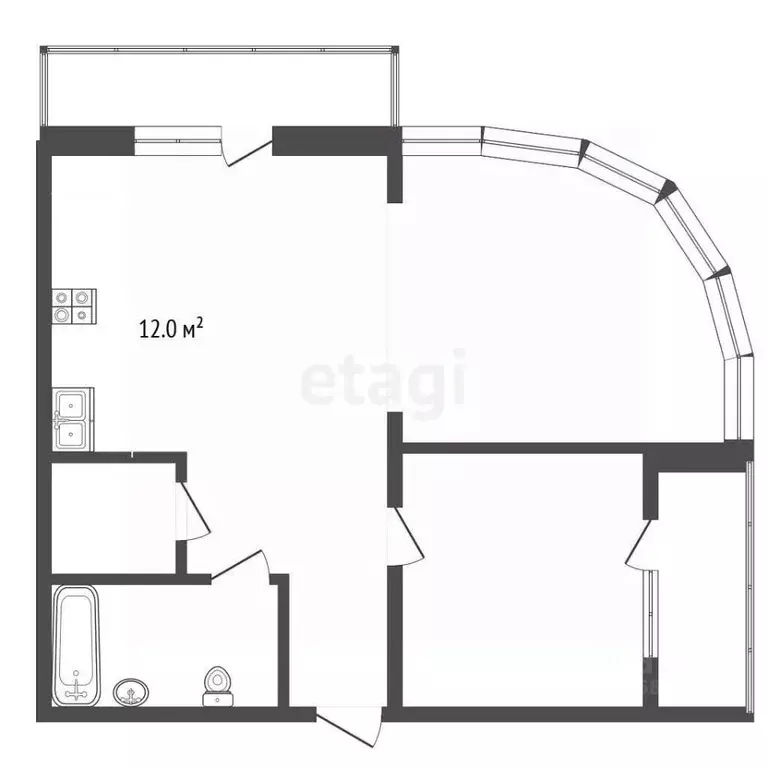 3-к кв. Крым, Ялта муниципальный округ, Ливадия пгт ул. Виноградная, ... - Фото 2