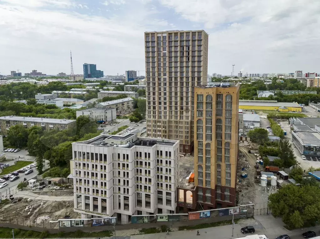 1-к. квартира, 45,8 м, 2/7 эт. - Фото 0