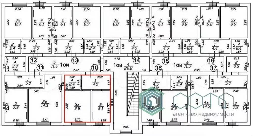 1-к кв. Калининградская область, Гурьевск пер. Авангардный, 2 (21.8 м) - Фото 2