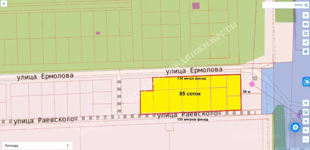 Участок в Ростовская область, Аксай ул. Ермолова (85.13 сот.) - Фото 1
