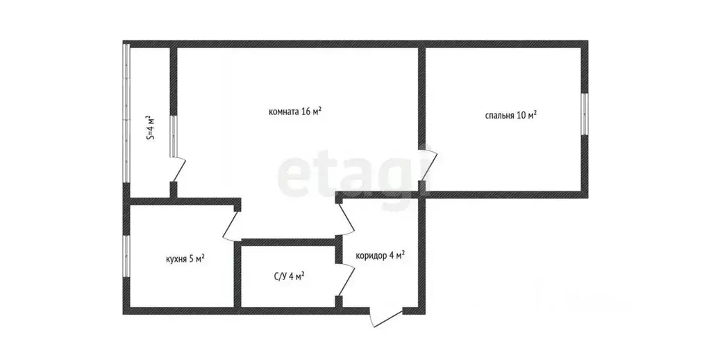 2-к кв. Адыгея, Майкоп ул. Карла Маркса, 8 (43.3 м) - Фото 1