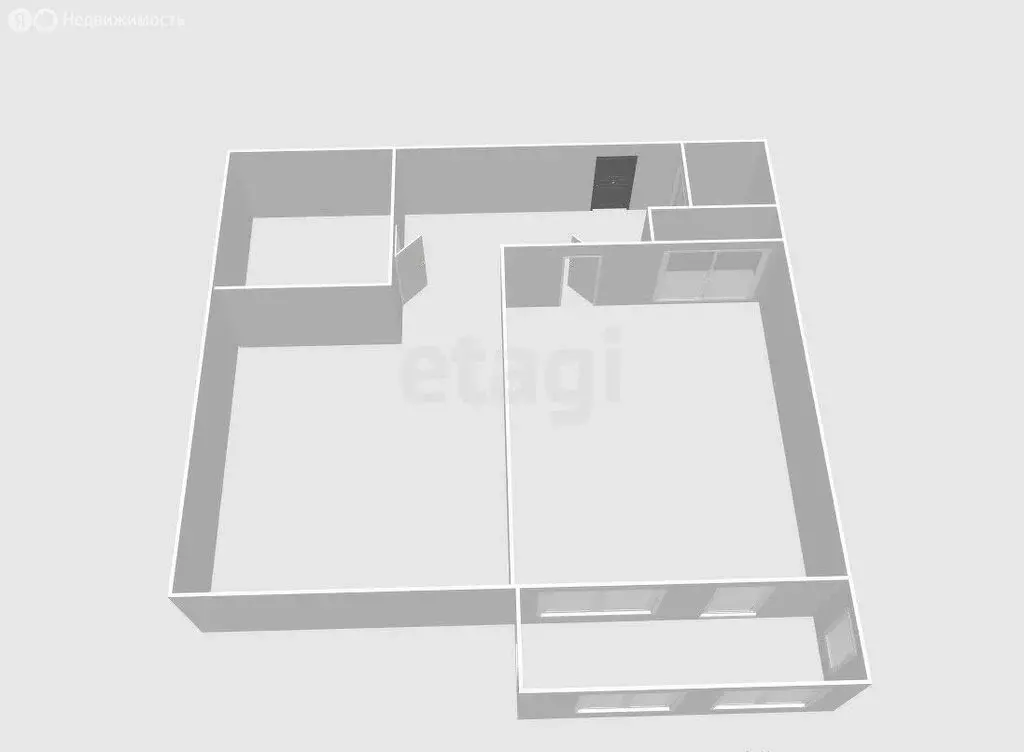 1-комнатная квартира: Южно-Сахалинск, улица Алексея Максимовича ... - Фото 1