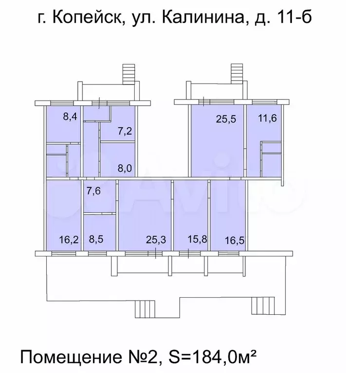 Свободного назначения, 184 м - Фото 0