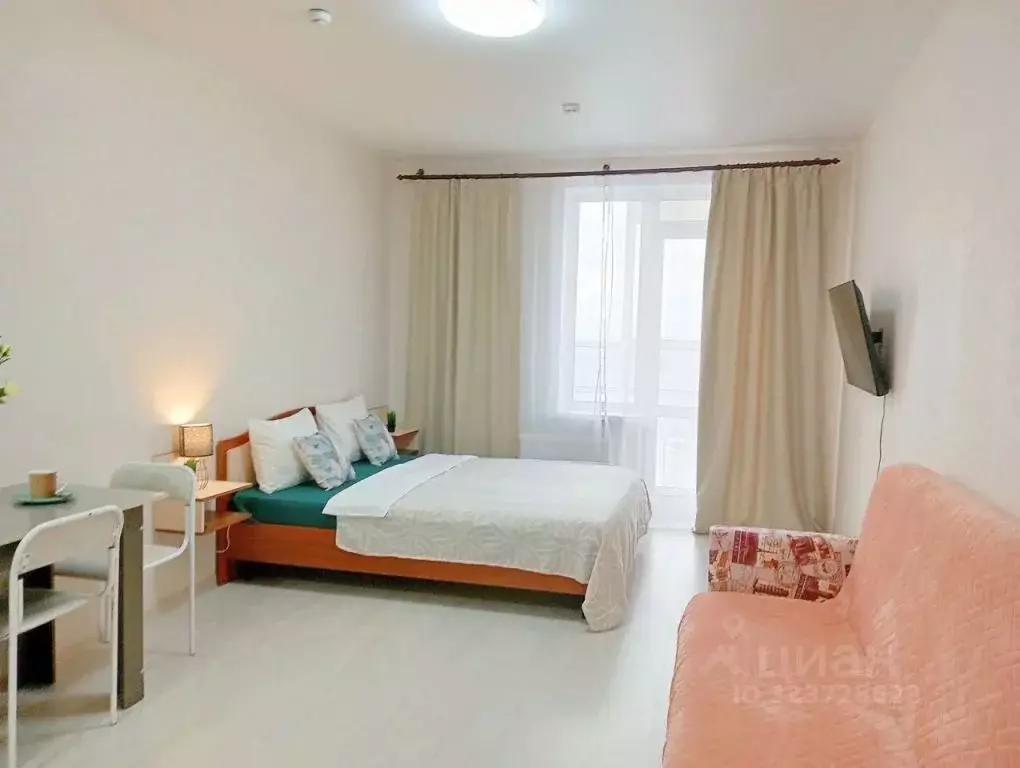 1-к кв. Пермский край, Пермь Кустовая ул., 2А (29.0 м) - Фото 1