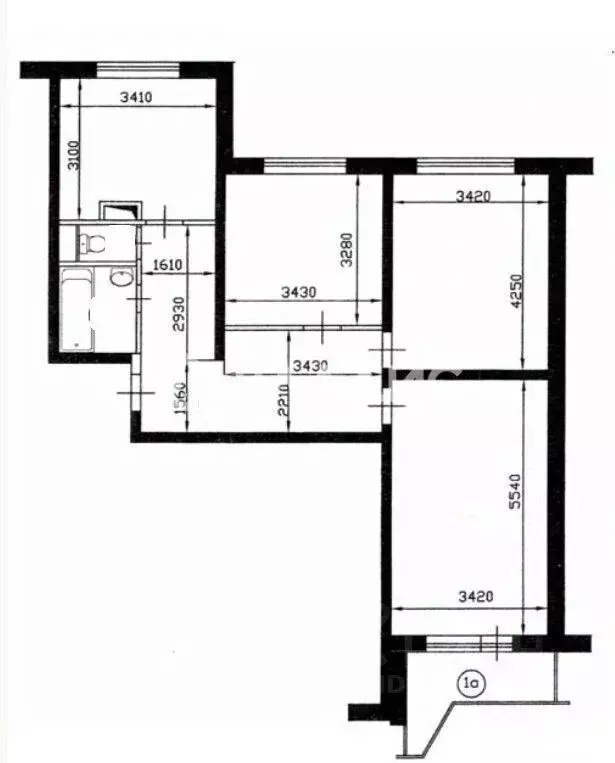 3-к кв. Москва ул. Дудинка, 2К2 (72.2 м) - Фото 2