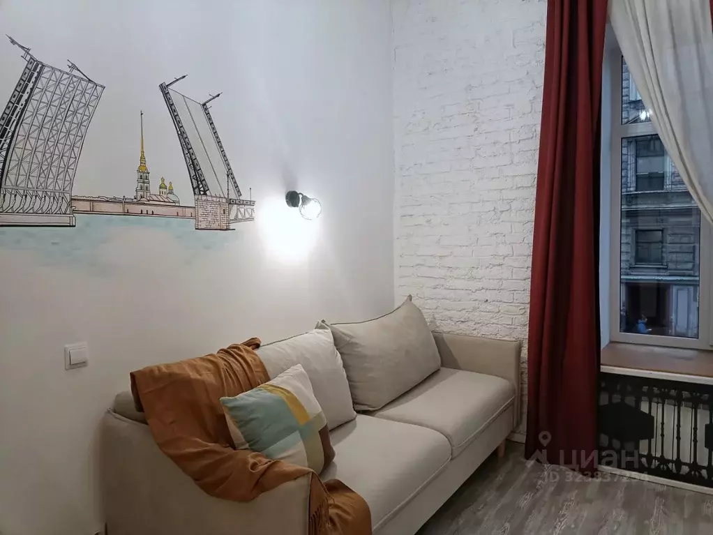 Студия Санкт-Петербург пер. Джамбула, 16/25 (18.0 м) - Фото 0