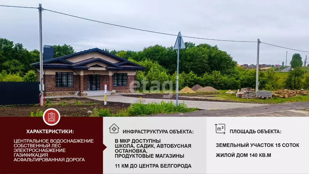 Дом в Белгородская область, Белгородский район, Тавровское с/пос, с. ... - Фото 1