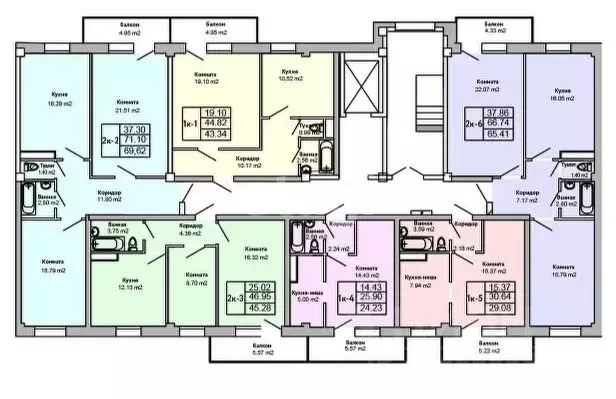 1-к кв. Бурятия, Улан-Удэ 102-й мкр, ул. Ринчино, 39к2 (30.64 м) - Фото 1