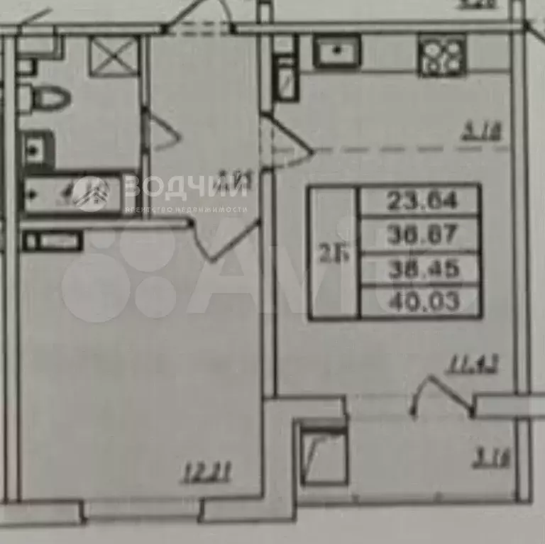 1-к. квартира, 40 м, 14/16 эт. - Фото 0