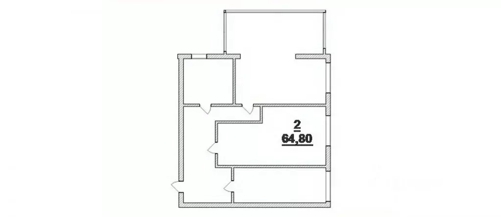 2-к кв. Калининградская область, Светлогорск ул. Гагарина, 1 (64.8 м) - Фото 2
