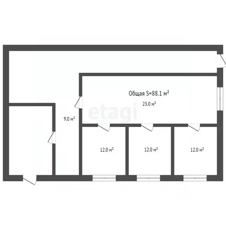 Дом в Брянская область, Брянск Карачижская ул., 32 (88 м) - Фото 1