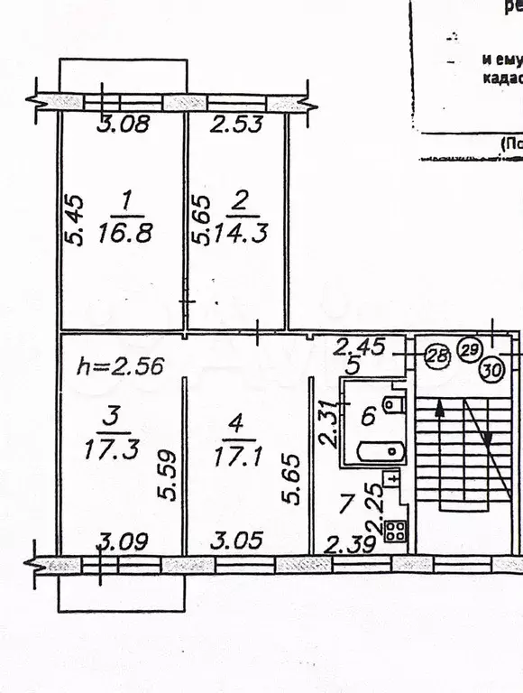 4-к. квартира, 78 м, 5/5 эт. - Фото 0