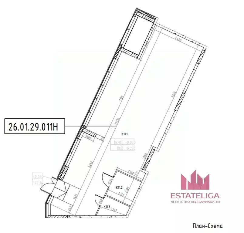 Помещение свободного назначения в Москва ул. Крузенштерна, 3к1 (96 м) - Фото 2