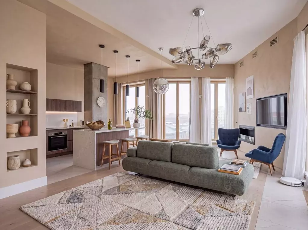 3-к кв. Москва ул. Ефремова, 10к1 (125.0 м) - Фото 1
