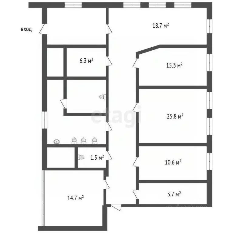 Офис в Вологодская область, Вологда Галкинская ул., 79 (90 м) - Фото 2