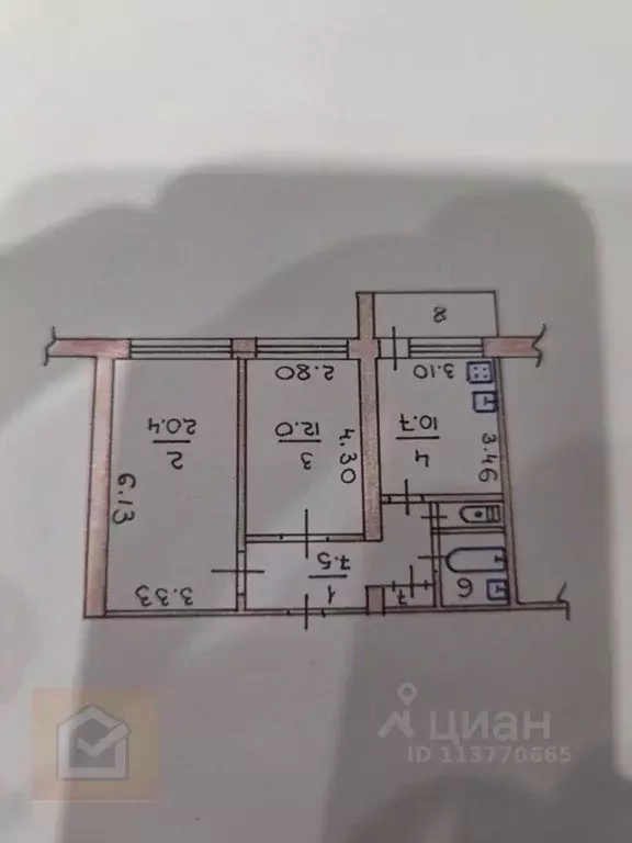 2-к кв. Крым, Симферополь просп. Победы, 218 (56.0 м) - Фото 2