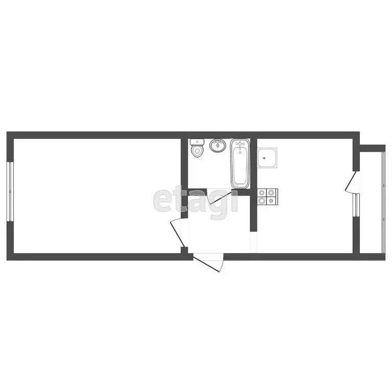 1-комнатная квартира: Тверь, Оснабрюкская улица, 10 (44.7 м) - Фото 1
