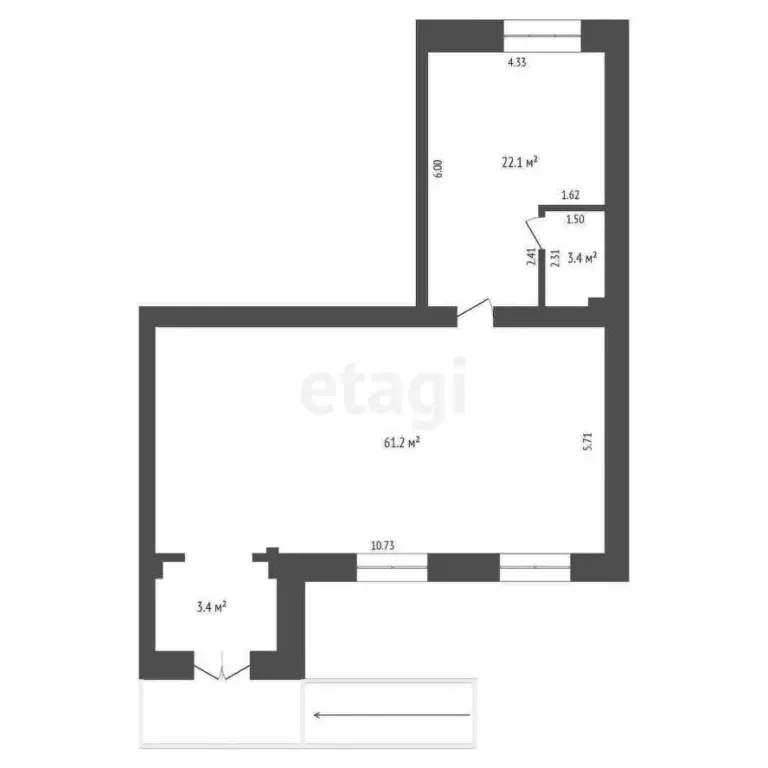 Торговая площадь в Тюменская область, Тюмень Интернациональная ул., ... - Фото 2
