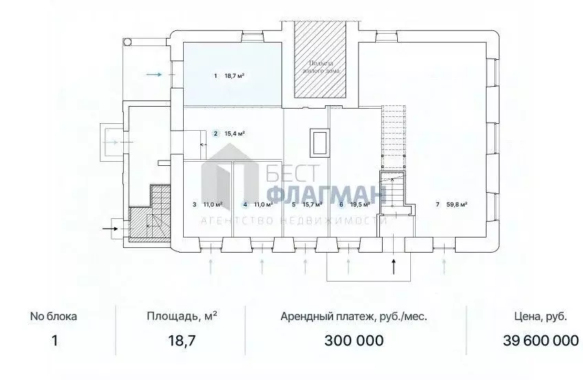 Помещение свободного назначения в Москва Бауманская ул., 33/2С3 (15 м) - Фото 2
